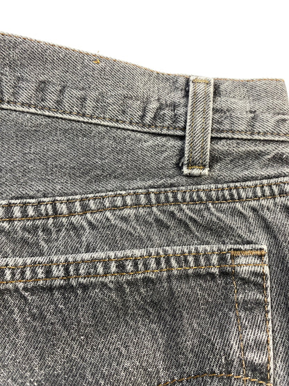 【中古品】【メンズ】 LEVI'S リーバイス 90's 501 BLACK DENIM PANTS 90年代 先染め ブラックデニムパンツ ボトムス 157-260626-yn-32-min サイズ：W36 L30 カラー：ダークグレー 万代Net店