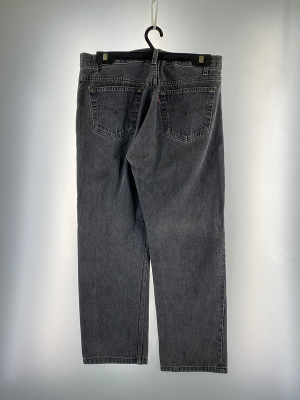 【中古品】【メンズ】 LEVI'S リーバイス 90's 501 BLACK DENIM PANTS 90年代 先染め ブラックデニムパンツ ボトムス 157-260626-yn-32-min サイズ：W36 L30 カラー：ダークグレー 万代Net店