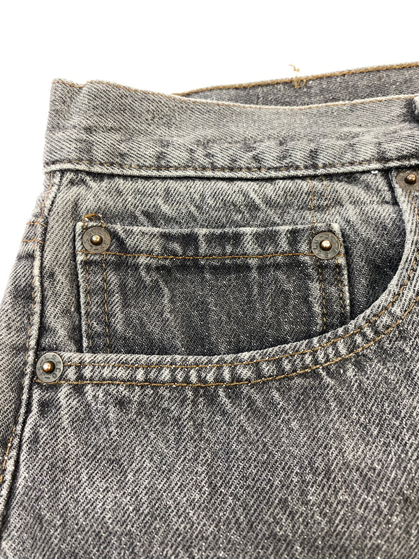 【中古品】【メンズ】 LEVI'S リーバイス 90's 501 BLACK DENIM PANTS 90年代 先染め ブラックデニムパンツ ボトムス 157-260626-yn-32-min サイズ：W36 L30 カラー：ダークグレー 万代Net店