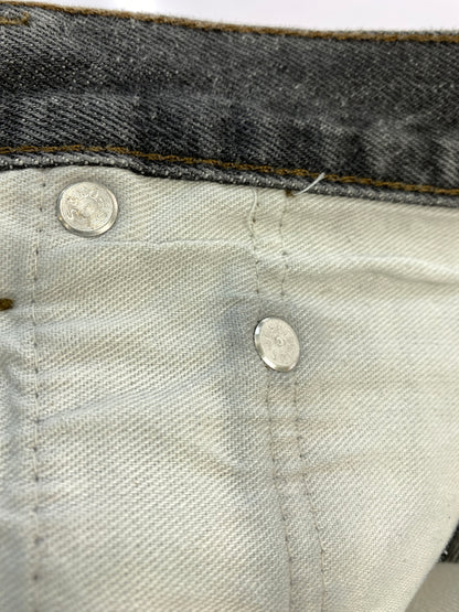 【中古品】【メンズ】 LEVI'S リーバイス 90's 501 BLACK DENIM PANTS 90年代 先染め ブラックデニムパンツ ボトムス 157-260626-yn-32-min サイズ：W36 L30 カラー：ダークグレー 万代Net店