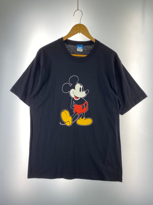 【中古品】【メンズ】 DISNEY ディズニー 80-90's MICKEY S/S TEE 80-90年代 ショートスリーブTシャツ 半袖Tシャツ トップス 146-260701-yn-27-min サイズ：XL カラー：ブラック 万代Net店