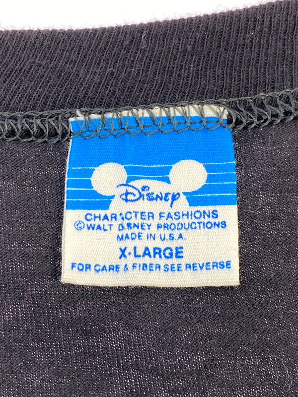 【中古品】【メンズ】 DISNEY ディズニー 80-90's MICKEY S/S TEE 80-90年代 ショートスリーブTシャツ 半袖Tシャツ トップス 146-260701-yn-27-min サイズ：XL カラー：ブラック 万代Net店