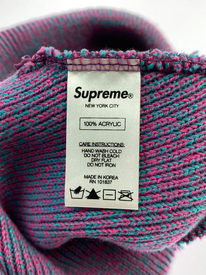 【中古品】【メンズ】 SUPREME 16AW MELANGE BEANIE 185-260627-hu-11-min カラー：パープル/ブルー系 万代Net店