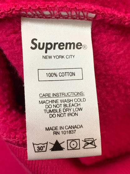 【中古品】【メンズ】 SUPREME シュプリーム 20SS RESTLESS YOUTH HOODED SWEATSHIRT フーデッドスウェットシャツ 149-260630-zi-08-min サイズ：L カラー：ピンク 万代Net店