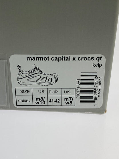 【中古品】【メンズ】 CROCS×MARMOT クロックス マーモット CAPITAL QUICK TRAIL LOW SANDAL メンズ ウィメンズ サンダル 靴 163-260627-hu-06-min サイズ：26cm カラー：ブラック/パープル 万代Net店