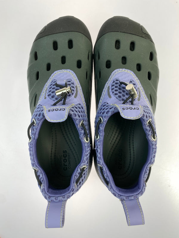 【中古品】【メンズ】 CROCS×MARMOT クロックス マーモット CAPITAL QUICK TRAIL LOW SANDAL メンズ ウィメンズ サンダル 靴 163-260627-hu-06-min サイズ：26cm カラー：ブラック/パープル 万代Net店