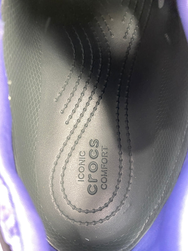 【中古品】【メンズ】 CROCS×MARMOT クロックス マーモット CAPITAL QUICK TRAIL LOW SANDAL メンズ ウィメンズ サンダル 靴 163-260627-hu-06-min サイズ：26cm カラー：ブラック/パープル 万代Net店
