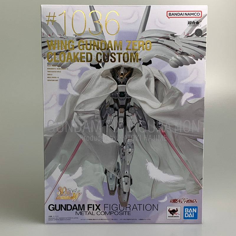 【中古美品】 GUNDAM FIX FIGURATION METAL COMPOSITE ウイングガンダムゼロ クロークドカスタム 056-260716-ta-10-min 万代Net店