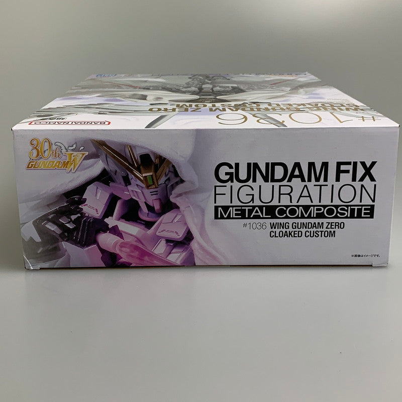【中古美品】 GUNDAM FIX FIGURATION METAL COMPOSITE ウイングガンダムゼロ クロークドカスタム 056-260716-ta-10-min 万代Net店