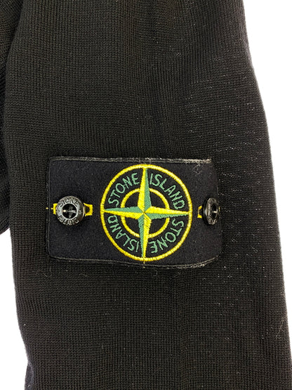 【中古品】【メンズ】 STONE ISLAND ストーンアイランド CREWNECK SWEATER 8115510C4 A0029 クルーネックセーター トップス 141-260701-yn-13-min サイズ：XL カラー：ブラック 万代Net店