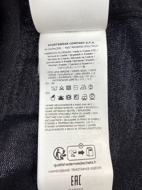 【中古品】【メンズ】 STONE ISLAND ストーンアイランド CREWNECK SWEATER 8115510C4 A0029 クルーネックセーター トップス 141-260701-yn-13-min サイズ：XL カラー：ブラック 万代Net店
