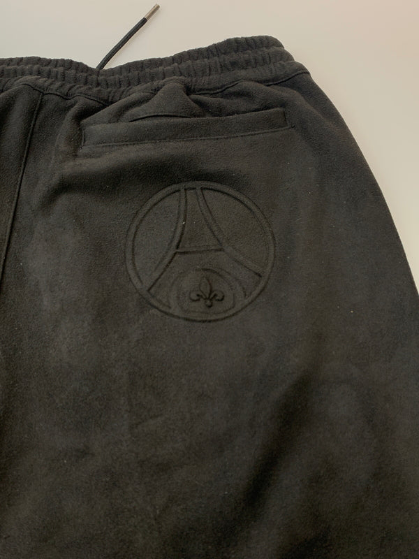 【中古品】【メンズ】 PARIS SAINT GERMAIN パリサンジェルマンSUEDE PANTS スエードパンツ ボトムス 159-260706-yn-07-min サイズ：L カラー：ブラック 万代Net店