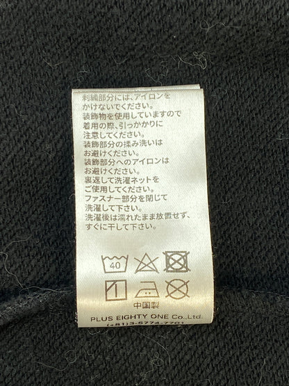 【中古品】【メンズ】 UNKNOWN×HCW アンノウン ロンドン × エド ハーディー RHINESTONE HOODIE ラインストーン フーディー メンズ トップス パーカー 142-260703-hu-10-min サイズ：M カラー：ブラック 万代Net店