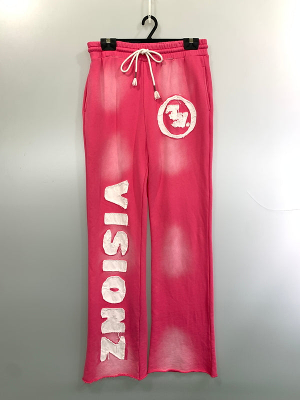 【中古品】【メンズ】 TIME LOOP VISION タイムループヴィジョン VISIONS SWEATPANTS スウェットパンツ 153-260630-zi-13-min サイズ：M カラー：ピンク 万代Net店
