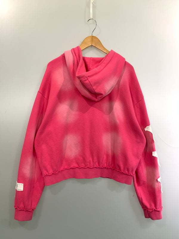 【中古品】【メンズ】 TIME LOOP VISION タイムループヴィジョン SEEK ZIP UP HOODIE シーク ジップアップ フーディー 142-260630-zi-02-min サイズ：M カラー：ピンク 万代Net店