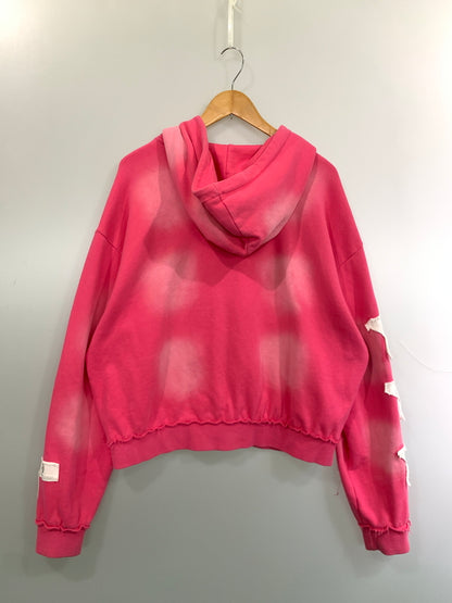 【中古品】【メンズ】 TIME LOOP VISION タイムループヴィジョン SEEK ZIP UP HOODIE シーク ジップアップ フーディー 142-260630-zi-02-min サイズ：M カラー：ピンク 万代Net店