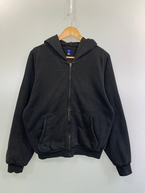 【中古品】【メンズ】 YEEZY GAP イージーギャップ 537322-01-1 ZIP UP HOODIE ジップアップフーディ 142-260630-zi-11-min サイズ：M カラー：ブラック 万代Net店