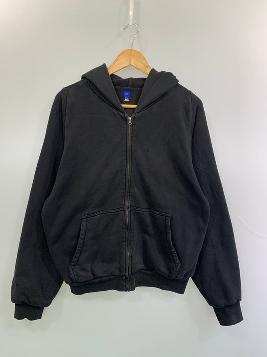 【中古品】【メンズ】 YEEZY GAP イージーギャップ 537322-01-1 ZIP UP HOODIE ジップアップフーディ 142-260630-zi-11-min サイズ：M カラー：ブラック 万代Net店