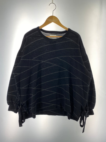 【中古品】【メンズ】 SHAREEF シャリーフ LINE JQ PULLOVER ライン ジャカード プルオーバー 17315075 メンズ 長袖 140-260703-hu-03-min サイズ：1 カラー：ブラック 万代Net店