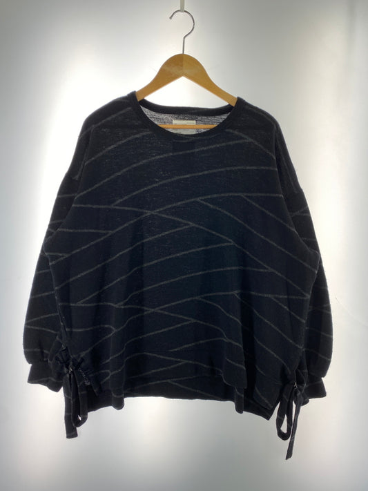 【中古品】【メンズ】 SHAREEF シャリーフ LINE JQ PULLOVER ライン ジャカード プルオーバー 17315075 メンズ 長袖 140-260703-hu-03-min サイズ：1 カラー：ブラック 万代Net店
