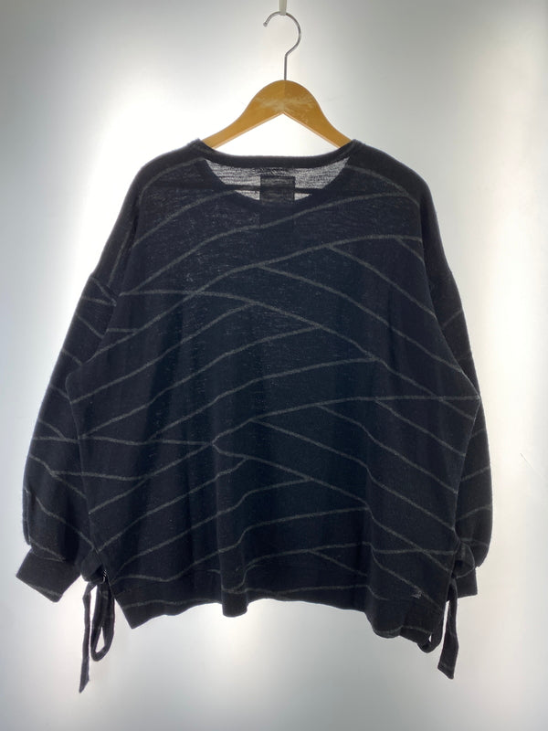 【中古品】【メンズ】 SHAREEF シャリーフ LINE JQ PULLOVER ライン ジャカード プルオーバー 17315075 メンズ 長袖 140-260703-hu-03-min サイズ：1 カラー：ブラック 万代Net店