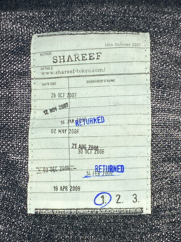 【中古品】【メンズ】 SHAREEF シャリーフ LINE JQ PULLOVER ライン ジャカード プルオーバー 17315075 メンズ 長袖 140-260703-hu-03-min サイズ：1 カラー：ブラック 万代Net店