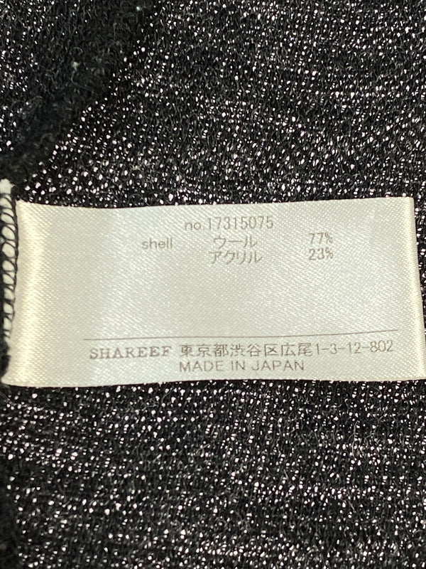 【中古品】【メンズ】 SHAREEF シャリーフ LINE JQ PULLOVER ライン ジャカード プルオーバー 17315075 メンズ 長袖 140-260703-hu-03-min サイズ：1 カラー：ブラック 万代Net店