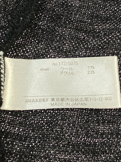 【中古品】【メンズ】 SHAREEF シャリーフ LINE JQ PULLOVER ライン ジャカード プルオーバー 17315075 メンズ 長袖 140-260703-hu-03-min サイズ：1 カラー：ブラック 万代Net店