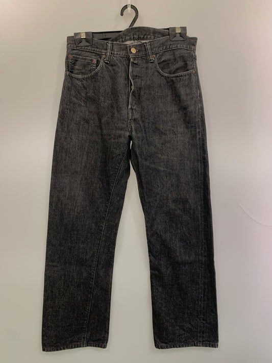 【中古品】【メンズ】 WAREHOUSE ウエアハウス LOT.800 BLACK DENIM PANTS デニムパンツ 156-260630-zi-16-min サイズ：32 カラー：ブラック 万代Net店