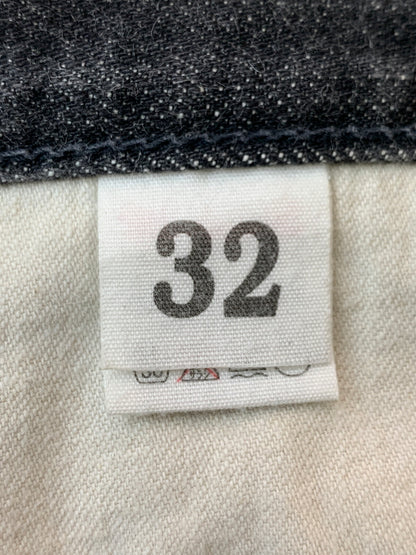 【中古品】【メンズ】 WAREHOUSE ウエアハウス LOT.800 BLACK DENIM PANTS デニムパンツ 156-260630-zi-16-min サイズ：32 カラー：ブラック 万代Net店