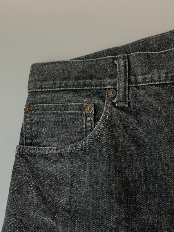 【中古品】【メンズ】 WAREHOUSE ウエアハウス LOT.800 BLACK DENIM PANTS デニムパンツ 156-260630-zi-16-min サイズ：32 カラー：ブラック 万代Net店