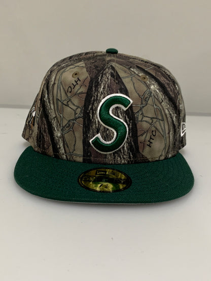 【中古品】【メンズ】 SUPREME シュプリーム × NEW ERA REAPER S LOGO CAP ニューエラ リーパー S ロゴ キャップ 帽子 185-260701-yn-10-min サイズ：58.7cm カラー：ツリーカモ 万代Net店