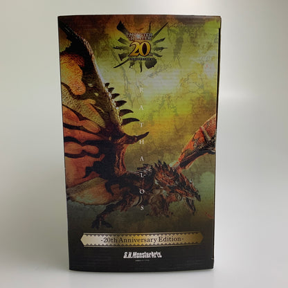 【中古美品】 Monster Hunter モンスターハンター S.H.MonsterArts リオレウス 20th Anniversary Edition フィギュア 052-260707-ta-01-min 万代Net店