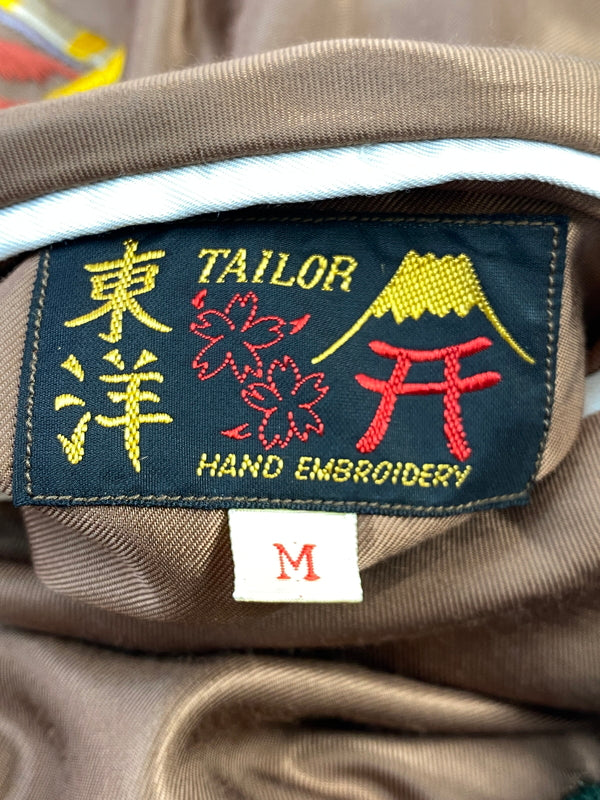 【中古品】【メンズ】 TAILOR TOYO テーラー東洋 SOUVENIR JACKET GUAM ISLANDS × GUAM MAP TT12330-138 スーベニアジャケット スカジャン アウター 145-260701-yn-25-min サイズ：M カラー：パープル/ブラウン 万代Net店