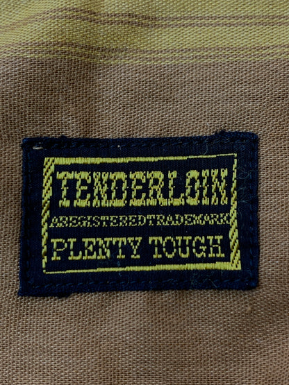【中古品】【メンズ】 TENDERLOIN テンダーロイン CHAIN STITCH CHECK S S SHIRT シャツ 142-260630-zi-23-min サイズ：M カラー：ブラウン/マスタードイエロー 万代Net店