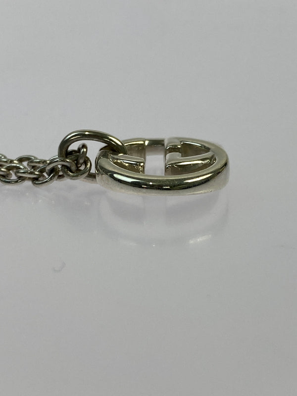 【中古品】【メンズ/レディース】 GUCCI グッチ インターロッキングG ネックレス アクセサリー ペンダント 182-260702-hu-03-min カラー：シルバー 万代Net店