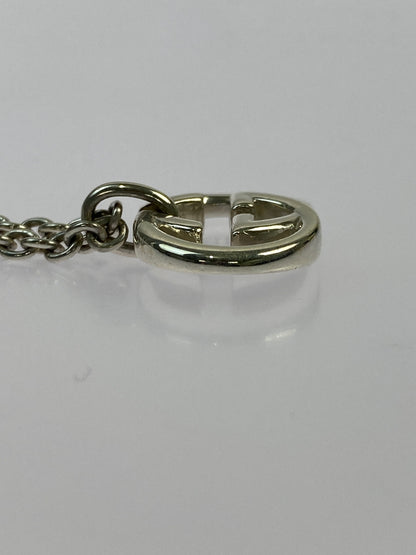 【中古品】【メンズ/レディース】 GUCCI グッチ インターロッキングG ネックレス アクセサリー ペンダント 182-260702-hu-03-min カラー：シルバー 万代Net店