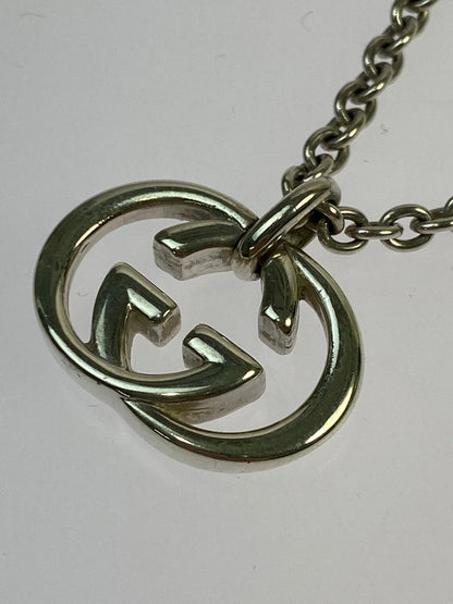 【中古品】【メンズ/レディース】 GUCCI グッチ インターロッキングG ネックレス アクセサリー ペンダント 182-260702-hu-03-min カラー：シルバー 万代Net店