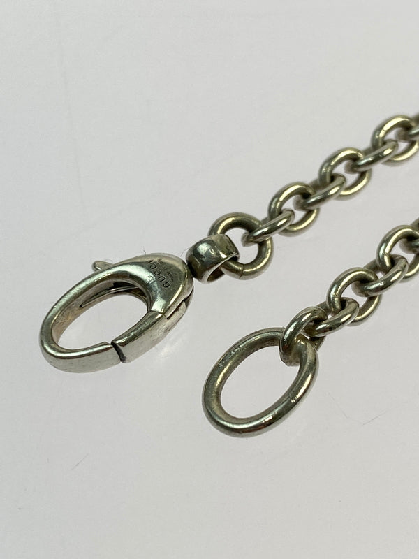 【中古品】【メンズ/レディース】 GUCCI グッチ インターロッキングG ネックレス アクセサリー ペンダント 182-260702-hu-03-min カラー：シルバー 万代Net店