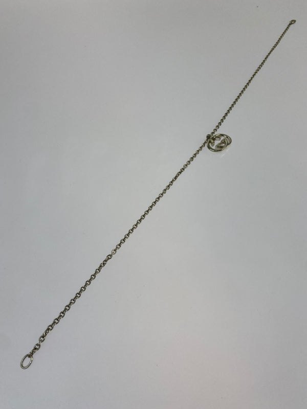 【中古品】【メンズ/レディース】 GUCCI グッチ インターロッキングG ネックレス アクセサリー ペンダント 182-260702-hu-03-min カラー：シルバー 万代Net店