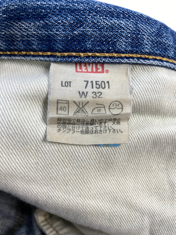 【現状渡し品】【メンズ】 LEVI'S リーバイス 00S 501 DENIM PANT 71501 2000年代 デニムパンツ メンズ ボトムス 157-260706-KS-15-min サイズ：W32 L34 カラー：ブルー 万代Net店