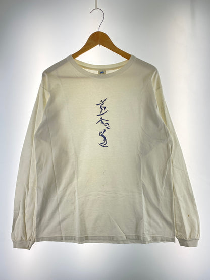 【現状渡し品】【メンズ】 PATAGONIA パタゴニア 90's BENEFICIAL L/S TEE 90年代 ロングスリーブTシャツ 長袖Tシャツ トップス 146-260701-yn-26-min サイズ：M カラー：ホワイト 万代Net店