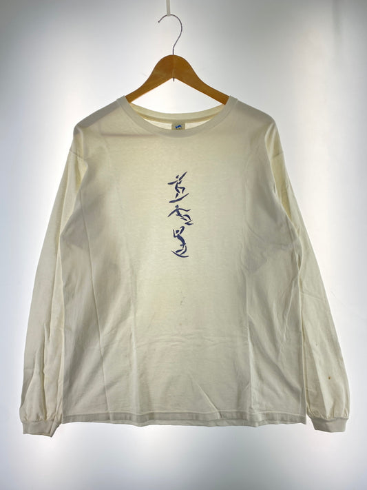 【現状渡し品】【メンズ】 PATAGONIA パタゴニア 90's BENEFICIAL L/S TEE 90年代 ロングスリーブTシャツ 長袖Tシャツ トップス 146-260701-yn-26-min サイズ：M カラー：ホワイト 万代Net店