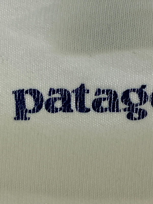 【現状渡し品】【メンズ】 PATAGONIA パタゴニア 90's BENEFICIAL L/S TEE 90年代 ロングスリーブTシャツ 長袖Tシャツ トップス 146-260701-yn-26-min サイズ：M カラー：ホワイト 万代Net店