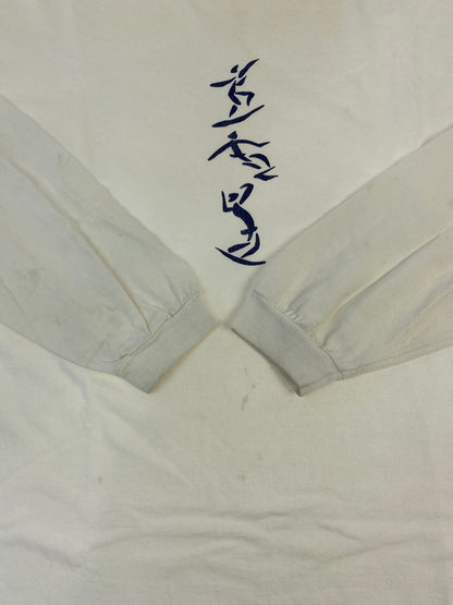 【現状渡し品】【メンズ】 PATAGONIA パタゴニア 90's BENEFICIAL L/S TEE 90年代 ロングスリーブTシャツ 長袖Tシャツ トップス 146-260701-yn-26-min サイズ：M カラー：ホワイト 万代Net店