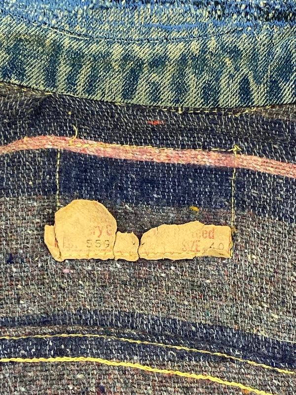 【現状渡し品】【メンズ】 LEVI'S リーバイス 60's 559XX DENIM JACKET 60年代 デニムジャケット アウター 146-260701-yn-31-min サイズ：40 カラー：インディゴ 万代Net店