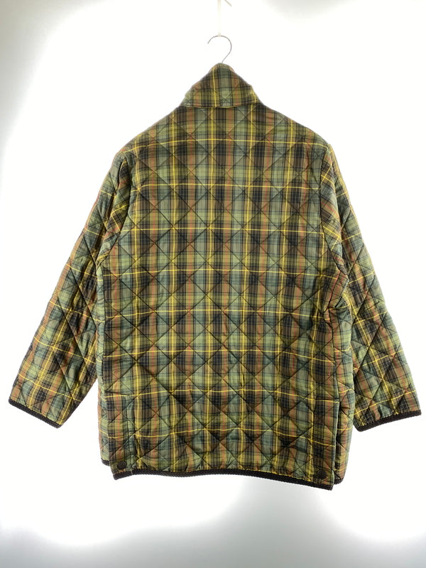 【中古品】【メンズ】 JOHN PARARIDGE ジョン パートリッジ CHECK QUILTING JACKET チェック キルティング ジャケット メンズ アウター 146-260703-hu-18-min サイズ：S カラー：グリーン/イエロー/オリーブ（チェック） 万代Net店