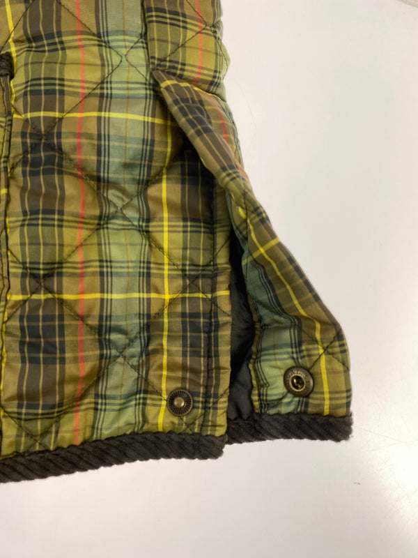 【中古品】【メンズ】 JOHN PARARIDGE ジョン パートリッジ CHECK QUILTING JACKET チェック キルティング ジャケット メンズ アウター 146-260703-hu-18-min サイズ：S カラー：グリーン/イエロー/オリーブ（チェック） 万代Net店