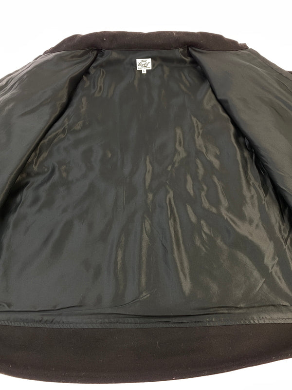 【中古品】【メンズ】 GOLD ゴールド WOOL MELTON SOUVENIRJACKET WHITE EAGLE EXCLUSIVE GL15359 ウールメルトンスーベニアジャケット アウター 145-260701-yn-24-min サイズ：L カラー：ブラック 万代Net店