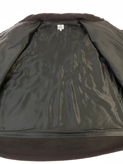 【中古品】【メンズ】 GOLD ゴールド WOOL MELTON SOUVENIRJACKET WHITE EAGLE EXCLUSIVE GL15359 ウールメルトンスーベニアジャケット アウター 145-260701-yn-24-min サイズ：L カラー：ブラック 万代Net店